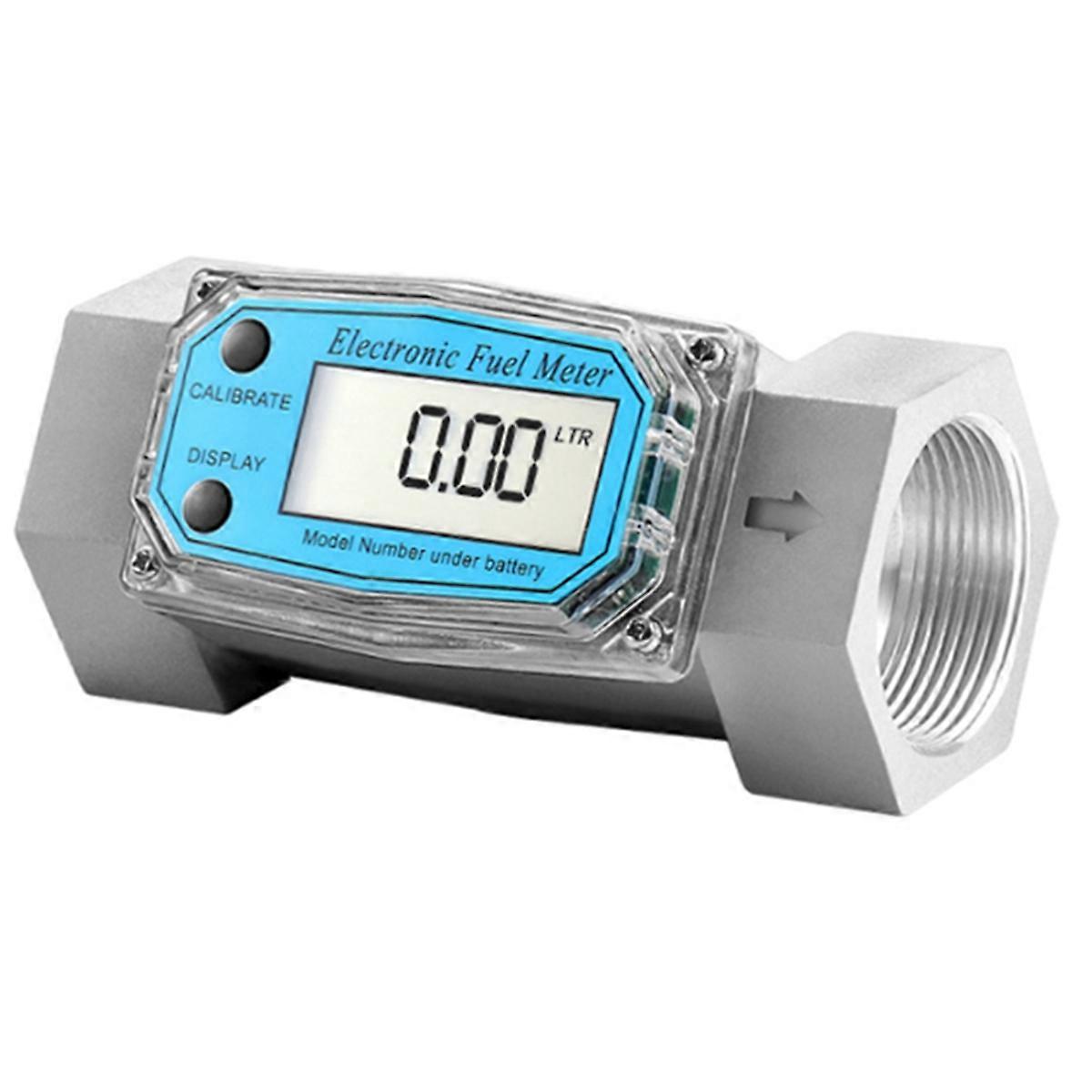 Electronic Turbine Flow Meter Digital Liquid Oil High Precision Portable Industrial Flow Sensor
