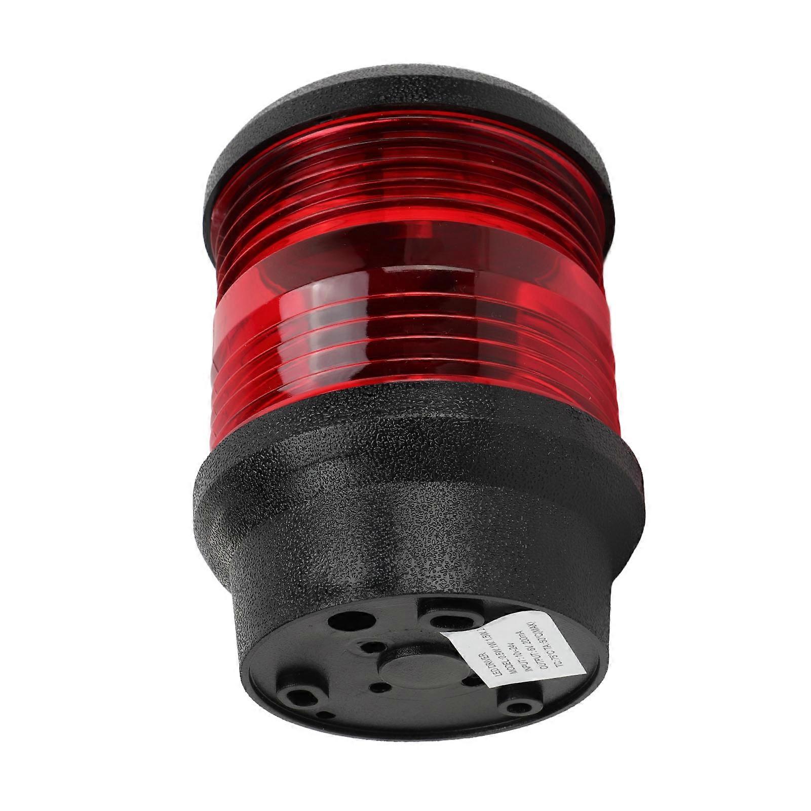 Port Side Navigation Light Red Waterproof 360 Degree LED Marine Boat Anchor Lamp 10‑24V 