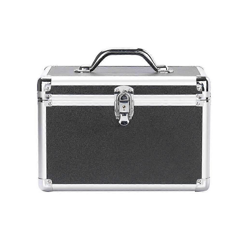 Storage Case Make Up Box Multifunctional Jewellery Container Code Cases Craftsmanship Hard Shell Women Cosmetics, Black/L