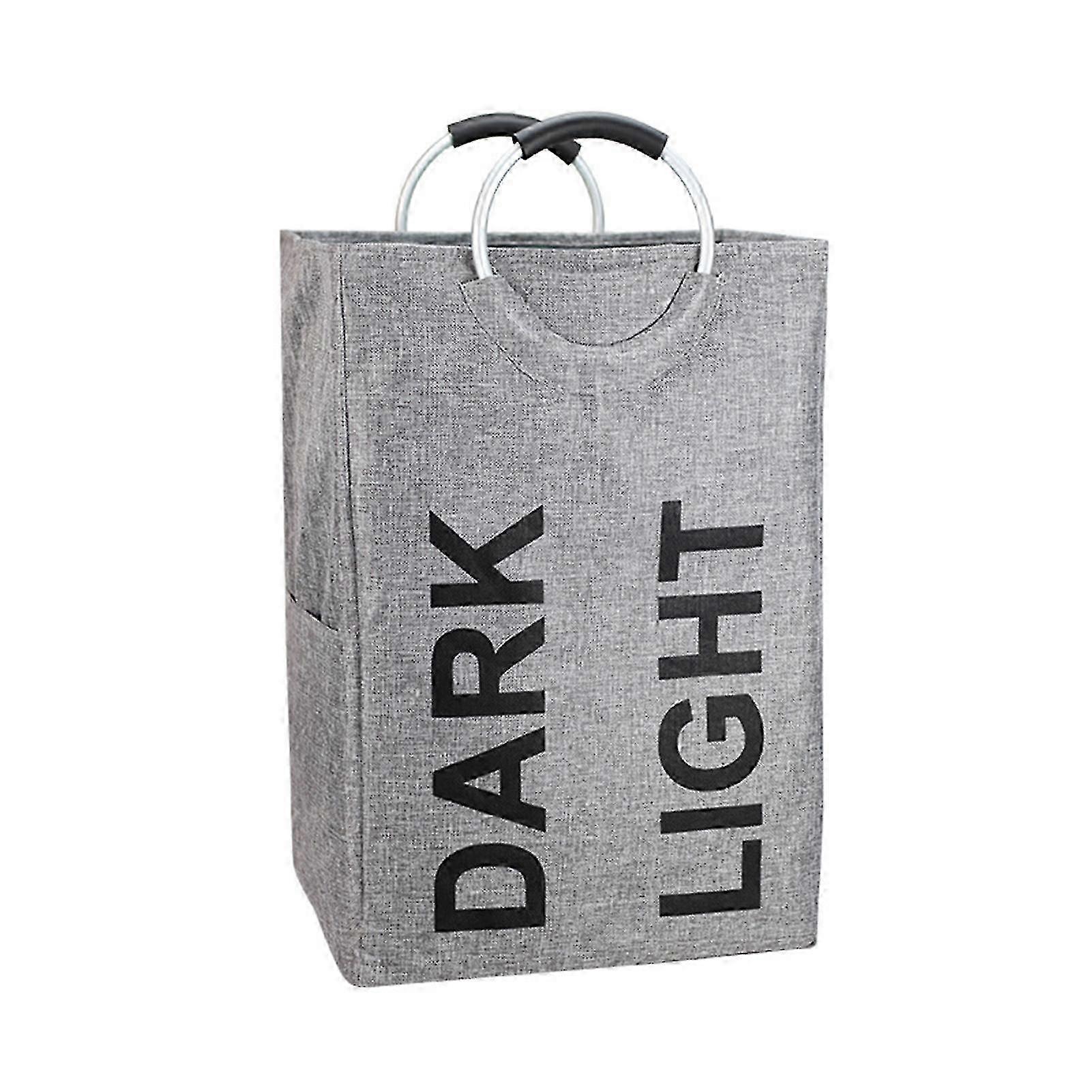 Practical Laundry Basket for Bedroom with Handles, Easy to Use Oxford Cloth Compartment