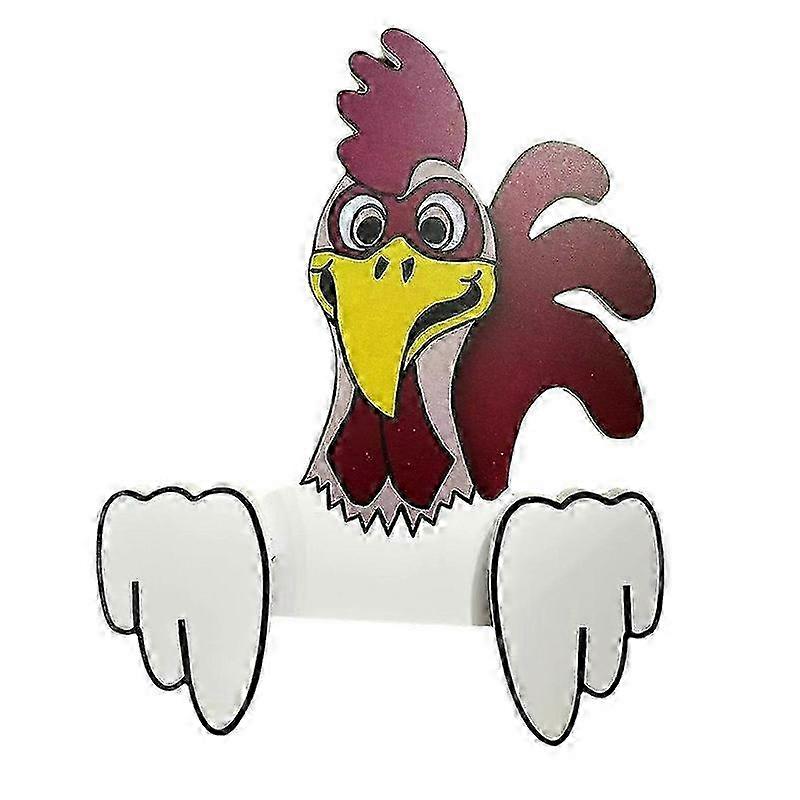 Kyllinghodegjerde Kikker Hage Kunstdekorasjon for utendørs gjerder