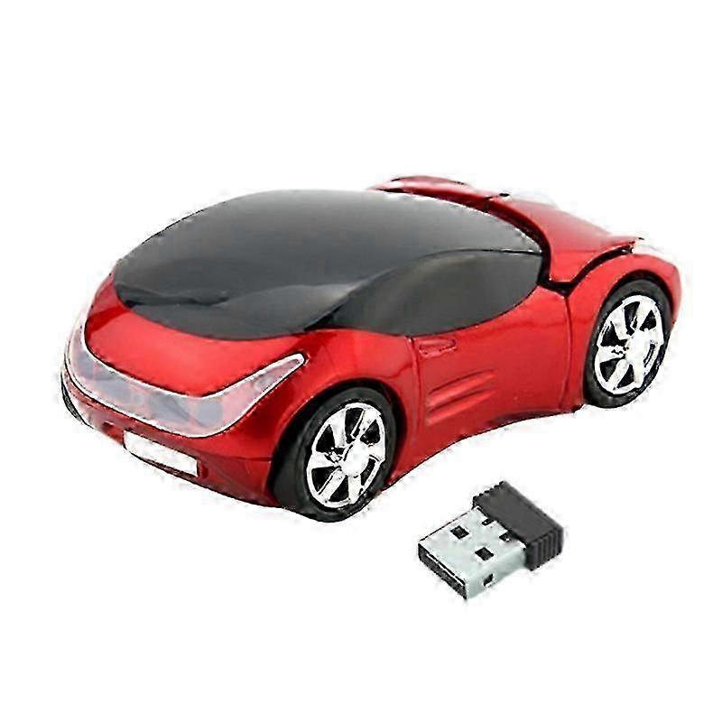 2.4G Wireless Mechanical Gaming Mouse with USB Receiver in Car Shape for PC