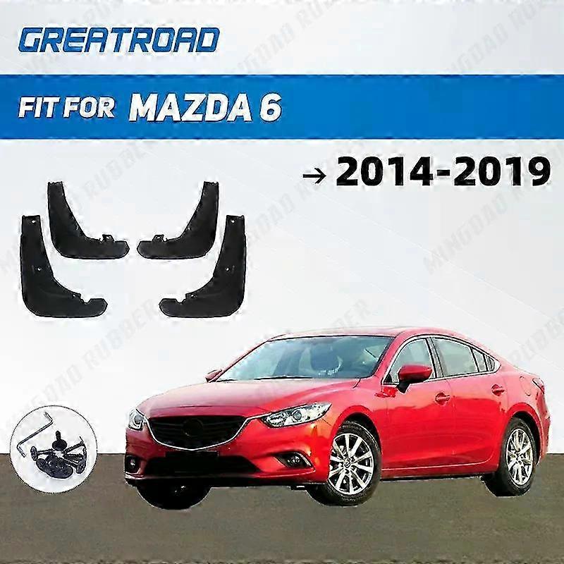 Fender Mudflaps Splash Guards for Compatible Mazda 6 2014-2019 Car Accessories