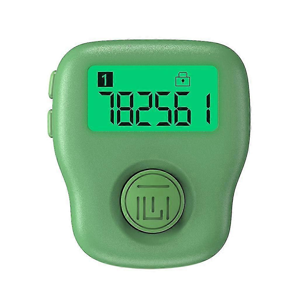 Digital Pray Clicker with 6 Channels Rechargeable Finger Counter for Tallying Your Tasbih