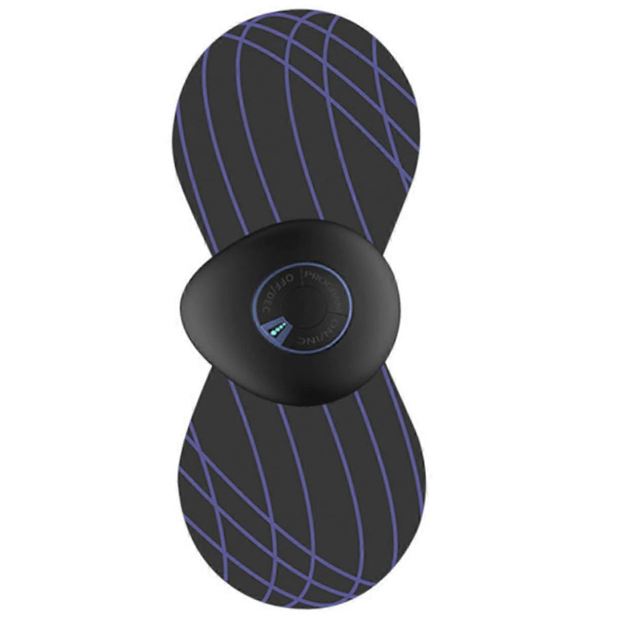 1Satz Portable Neck Massager with Reusable Electro Pads for Pain Relief and Relaxation at Home or On-the-Go