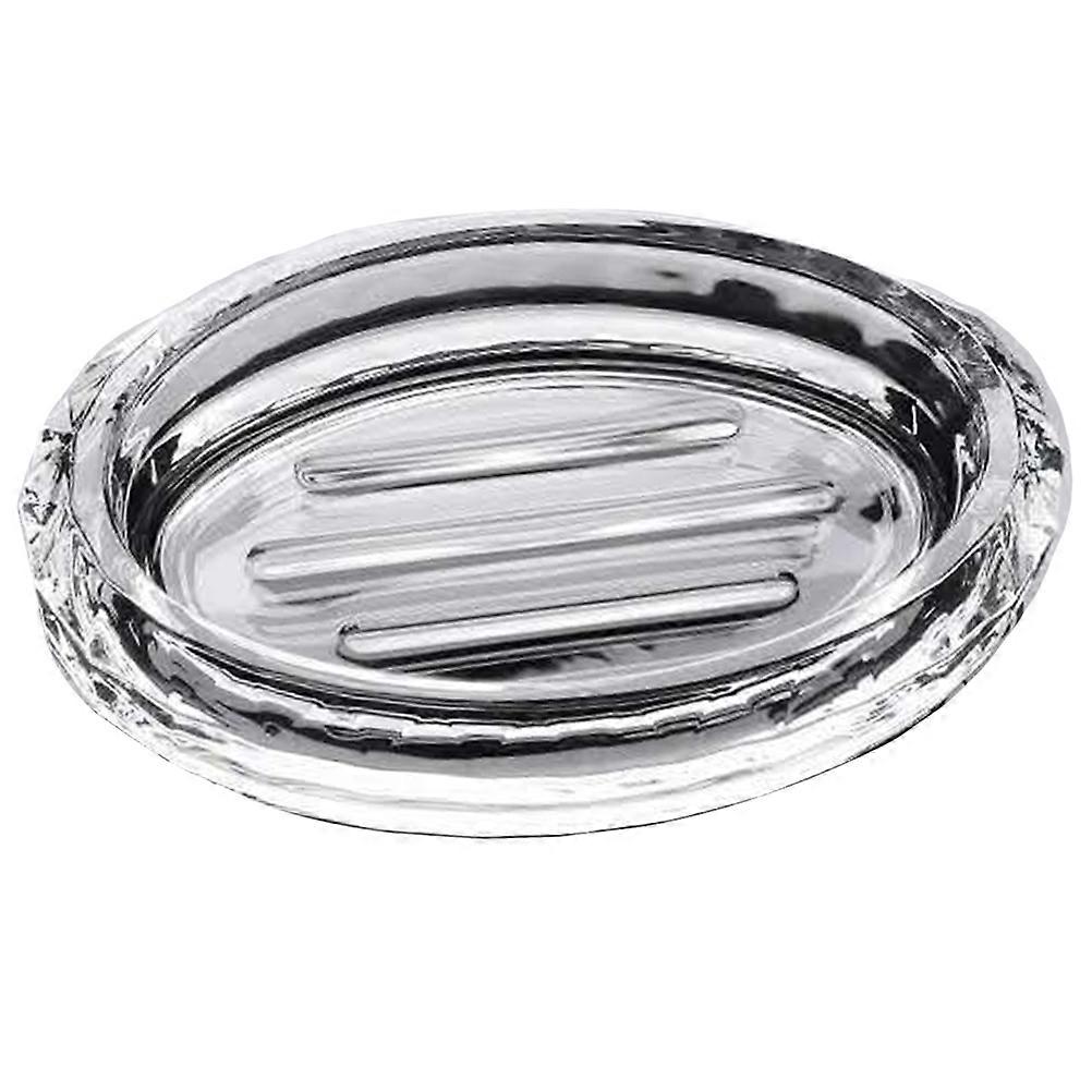 Clear Soap Container Handmade Soap Holder Keeps Soap Dry and Clean 14.5x10x3cm Glass 1 Set