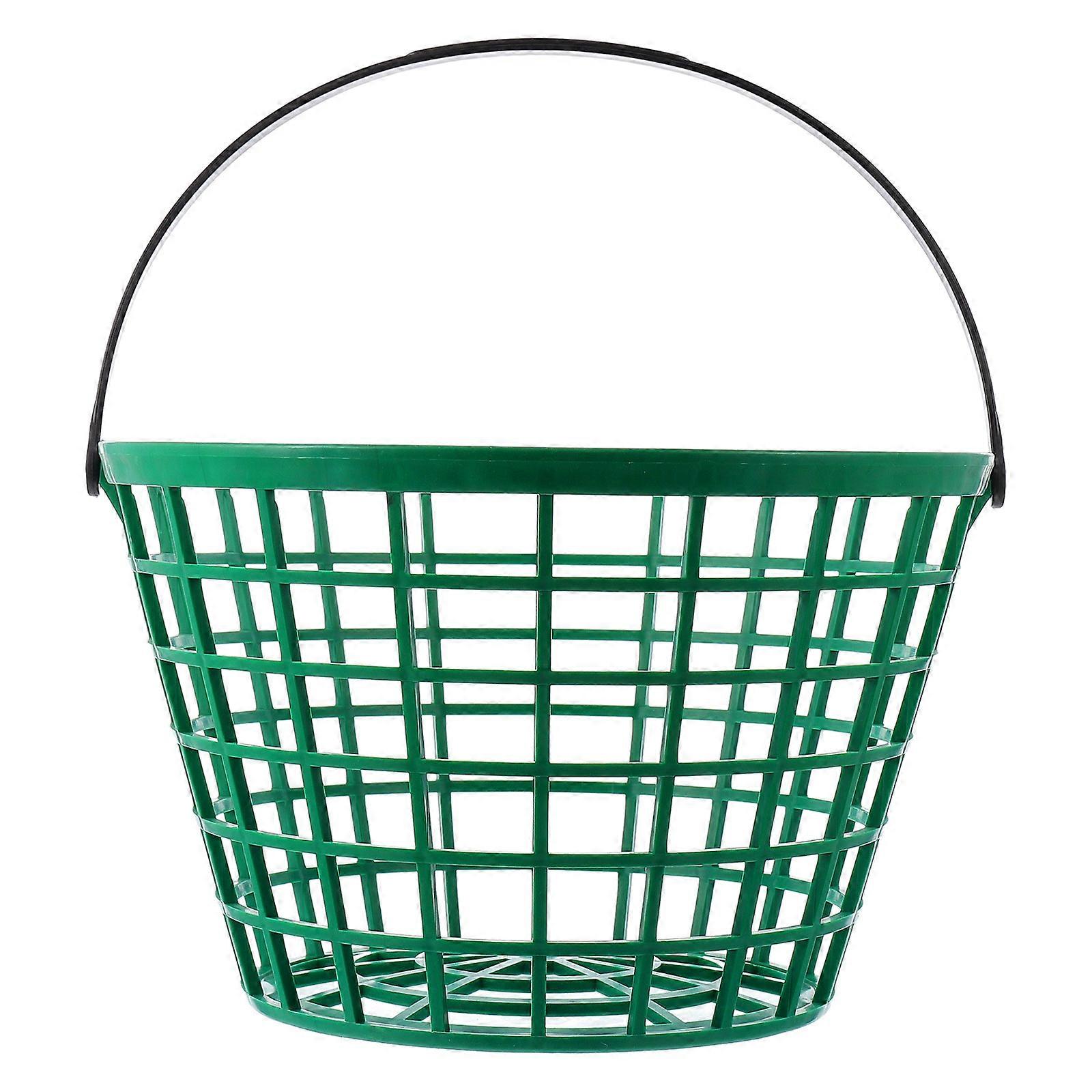 Durable Nylon Golf Ball Storage Basket for Outdoor Use – Large Capacity Container for Golf Courses and Driving Ranges