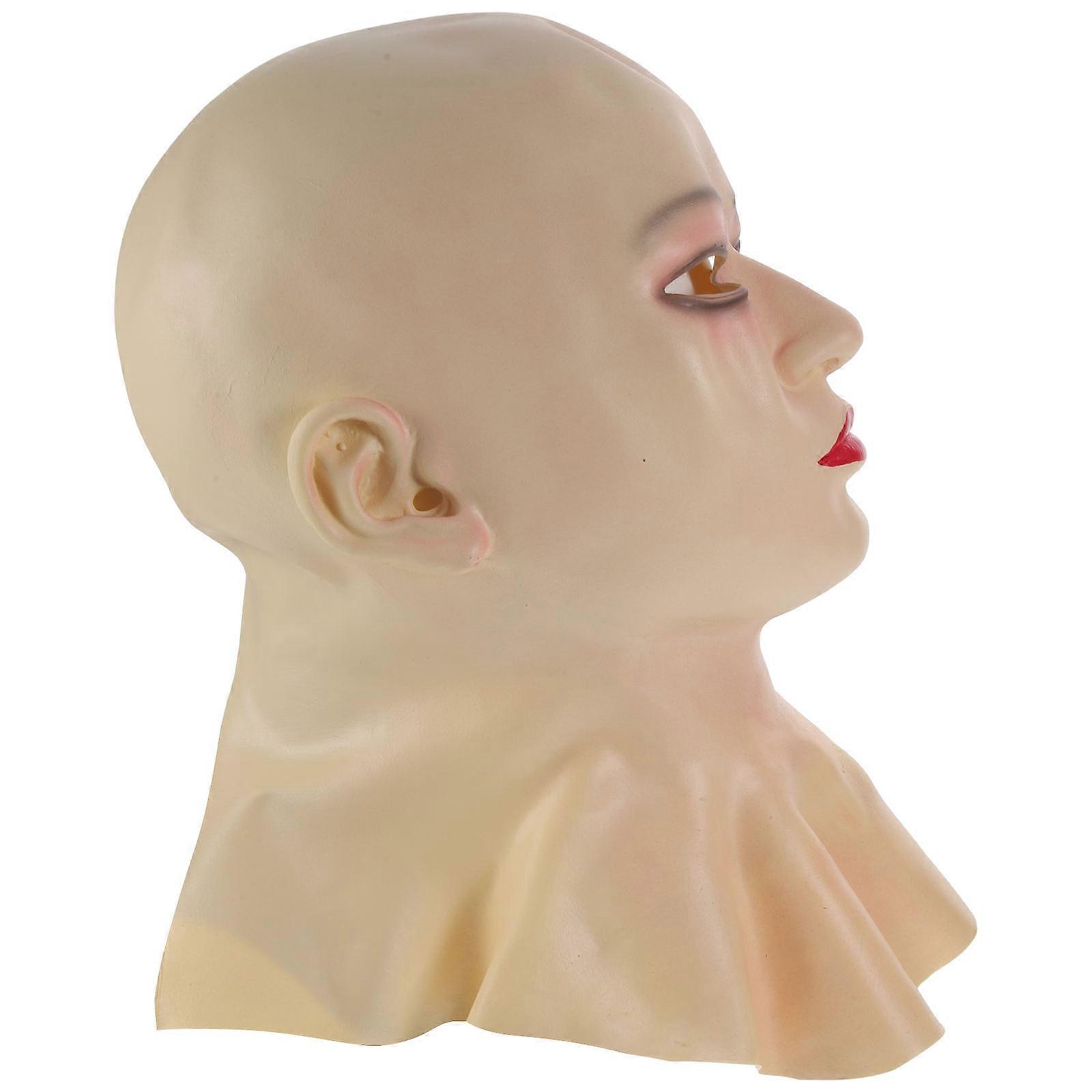 Horror Mask Cosplay Multi 43X22CM Realistic Design Carnival Accessory 1Set