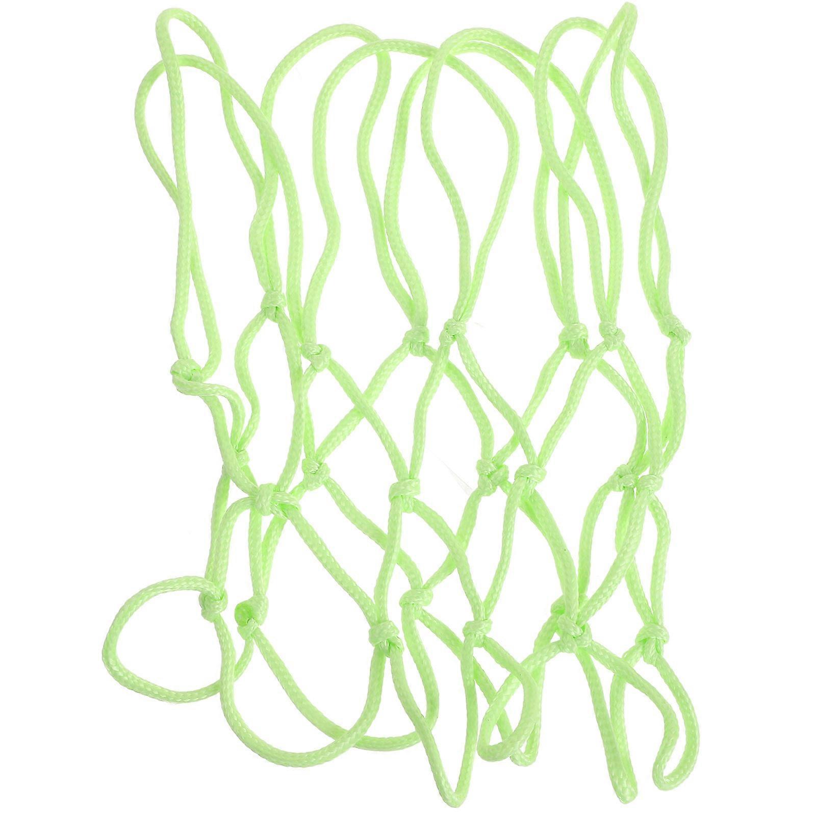 Self-Glowing Basketball Net For Yard Basketball Enthusiasts Standard Basketball Hoop Compatible Nylon 23.00X20.00X0.20cm 1Pack