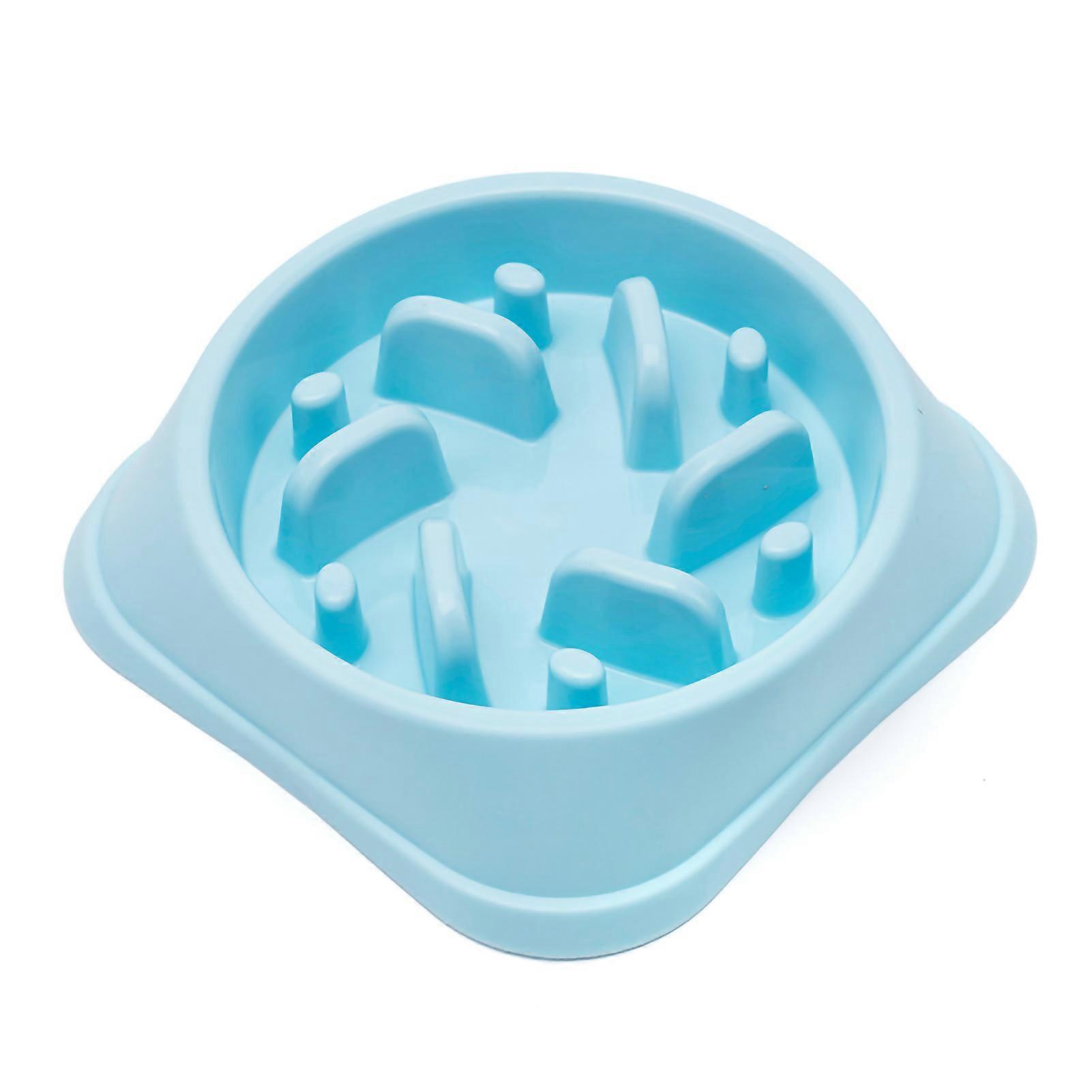 Dog Slow Food Bowl Dog Food Slow Feeder to Help Digestion with Stable Base for Dogs and Cats
