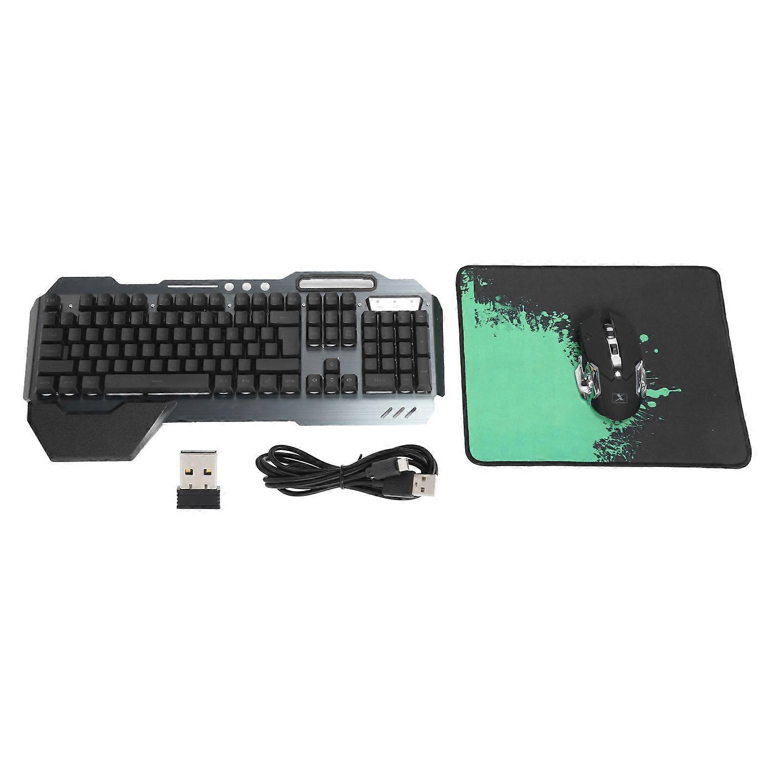Keyboard Mouse Set K680 Wireless Rechargeable 2.4G 3000mah Large Capacity Rainbow Kit for PC