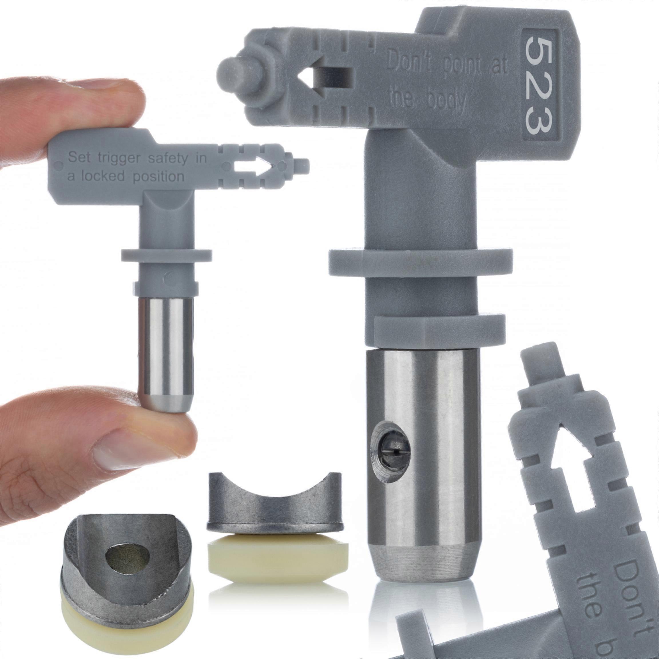 Rosfix Paint Nozzle Hi-Flow 523 | Spray width 25Cm | Compatible with Graco, Wagner