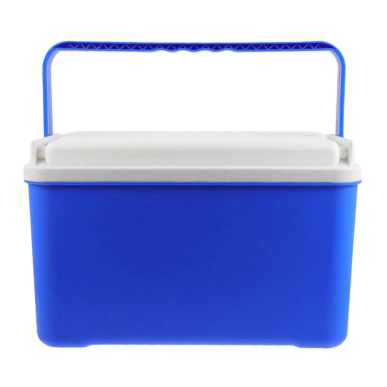 Camping Thermal Box Portable Soft Cooler 12L Blue Rectangular Shape For Outdoor Camping 1Pcs