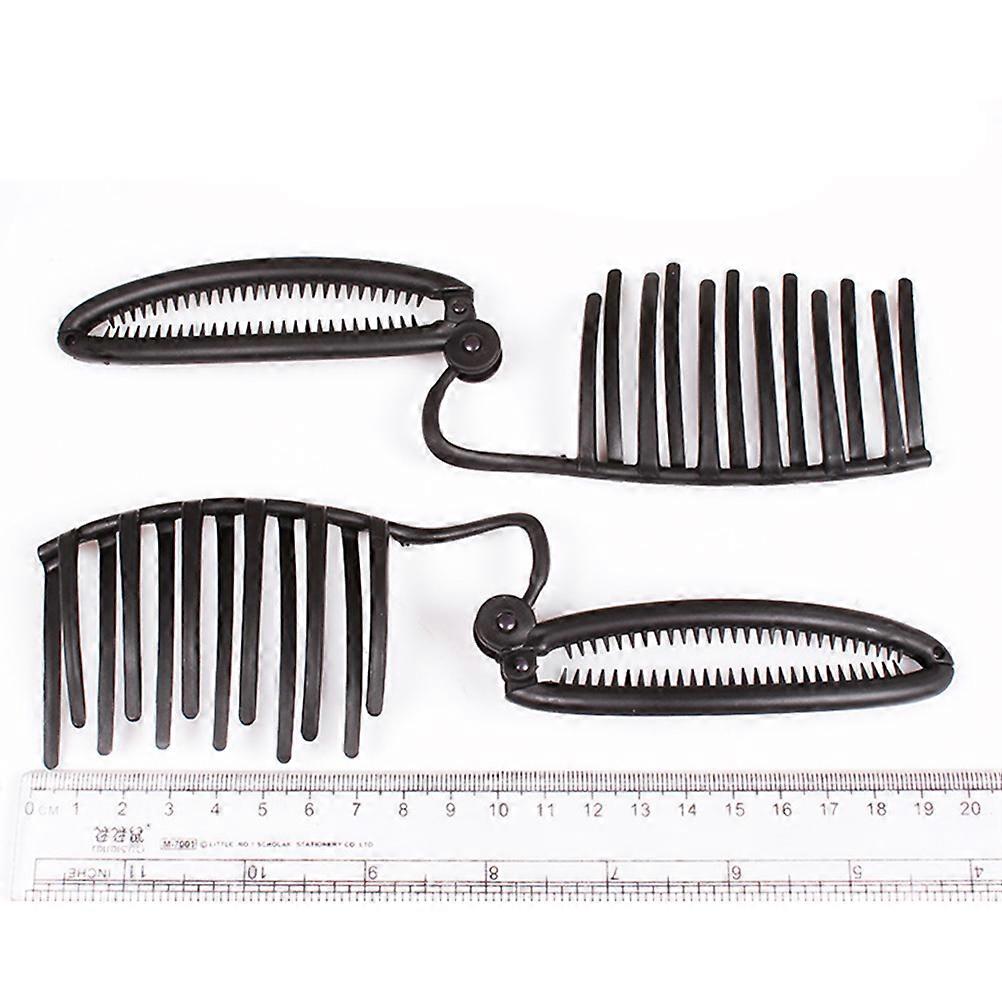 Hair Accessories U-Shaped Hair Fork Disk for Daily Life Use 4.7×2.4×1.8in Resin Material 1Set