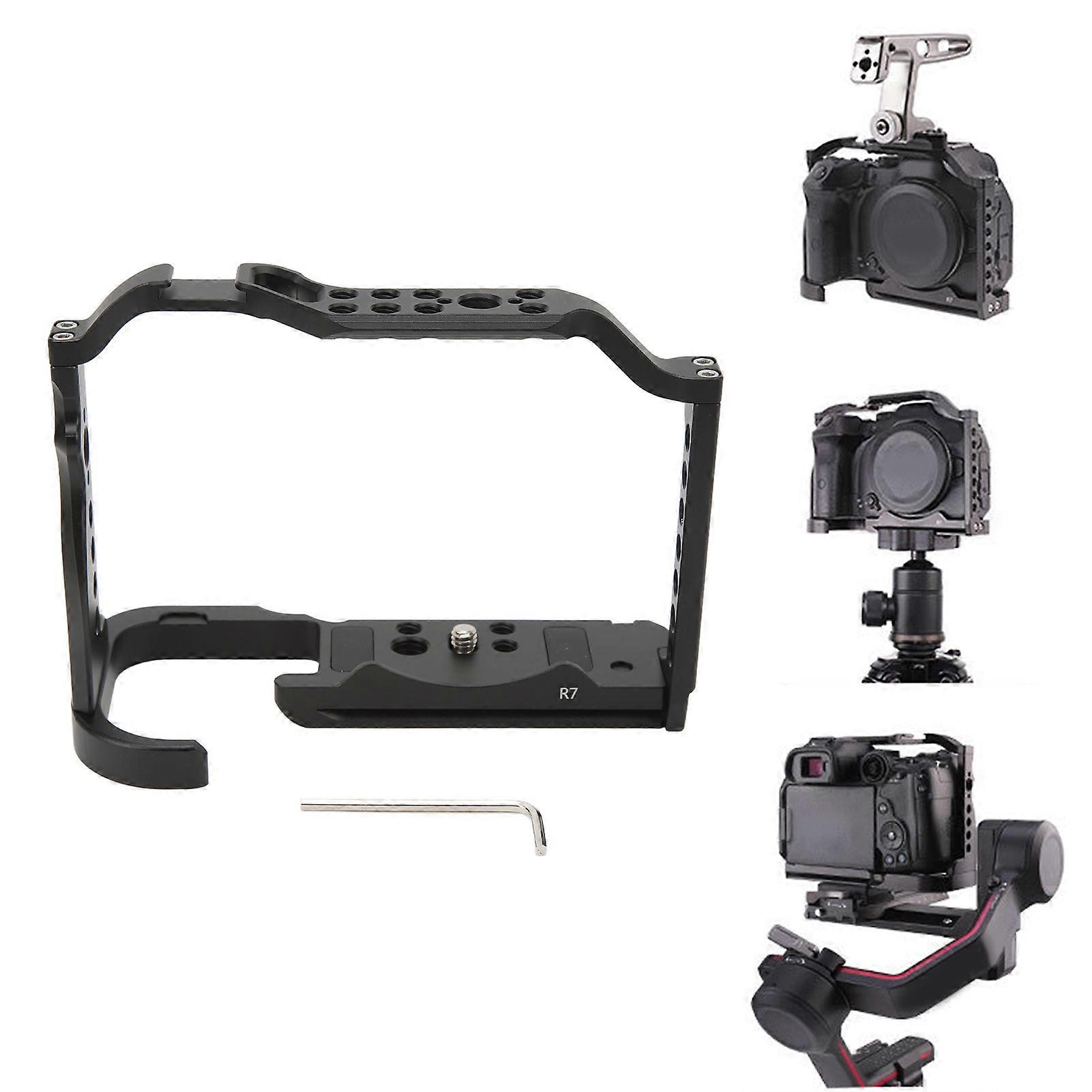 Camera Cage Professional Aluminium Alloy Camera Cage Rig Stabilizer for R7 Camera Accessories 