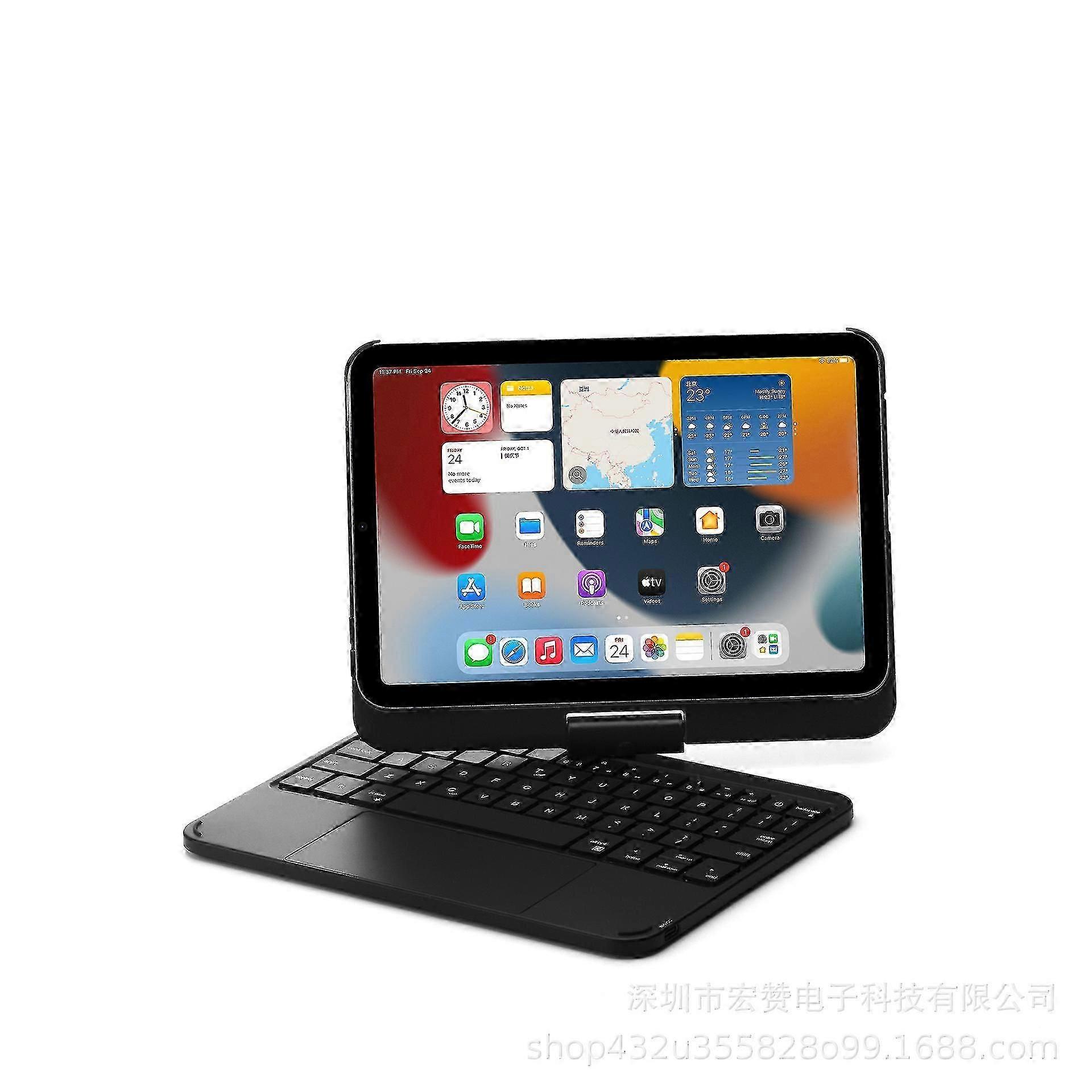 Magic Keyboard Case For iPad Mini 6 Magnetic Cover Funda Backlight Foldable 360-degree Rotatable Keyboard Bluetooth Keyboard