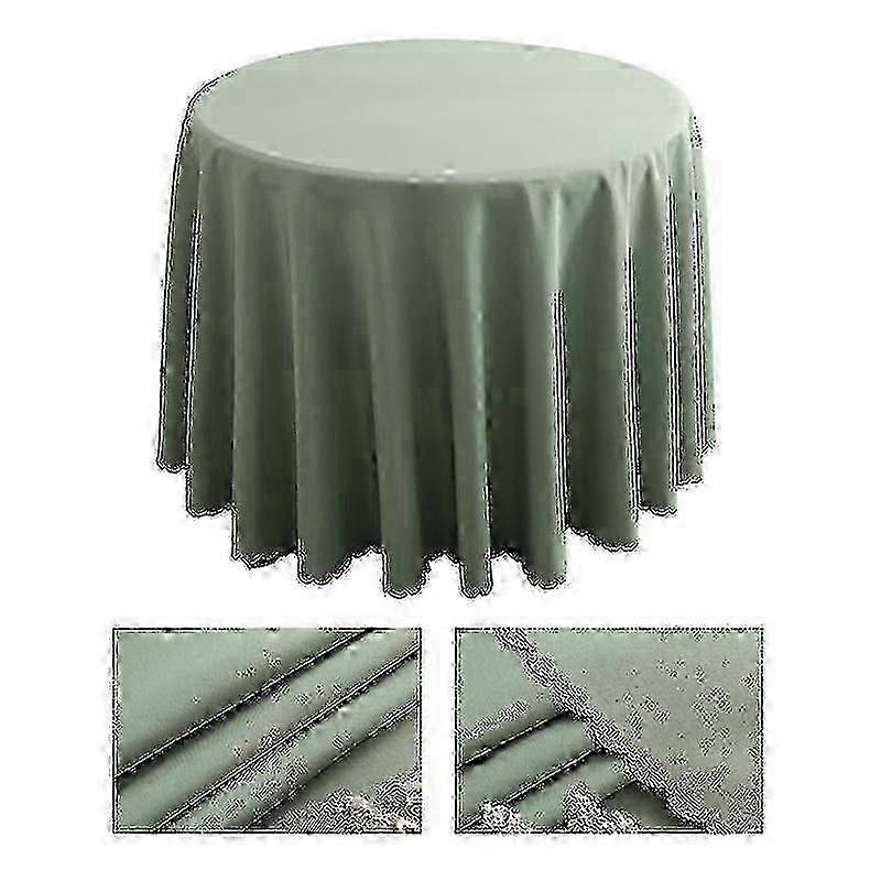 Nappe en polyester vert lavable 220cm - Parfait pour les mariages, les fêtes et les anniversaires - JO3 Design