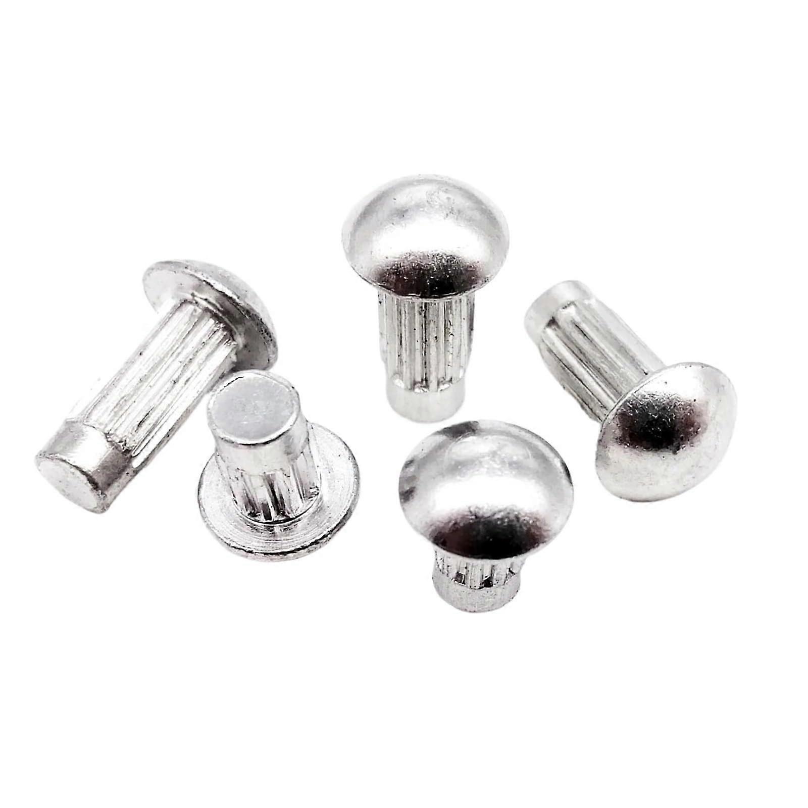 Solid rivets, 100 pieces M2 M2.5 M3 M4 GB827 aluminum button round head knurled shank