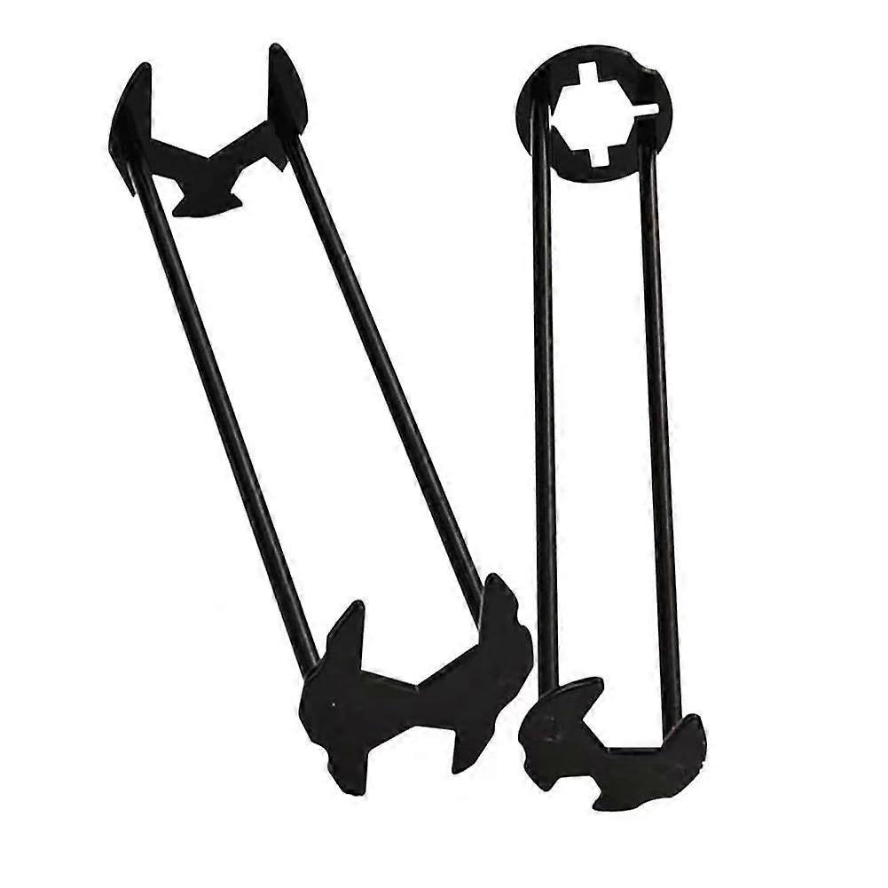 Faucet wrench, plumber's wrench, universal undersink plumber's wrench, compact faucet wrench for tight spaces, durable, 2 pieces Ref: 9472