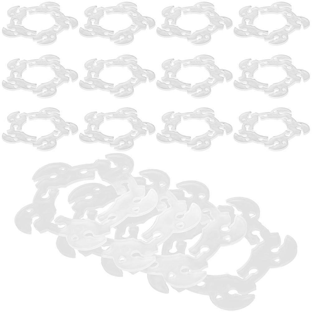 50pcs Balloon Ring Buckles Balloon Clips for Arch Reusable Holders