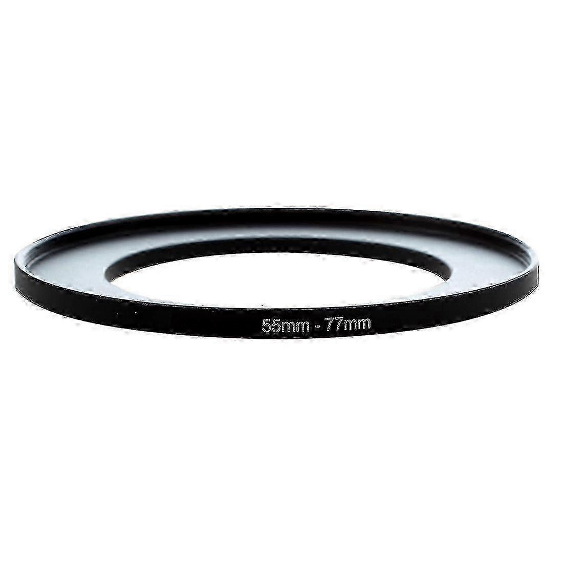 Metal 55mm-77mm Camera Step Up Filter Ring Adapter 55-77