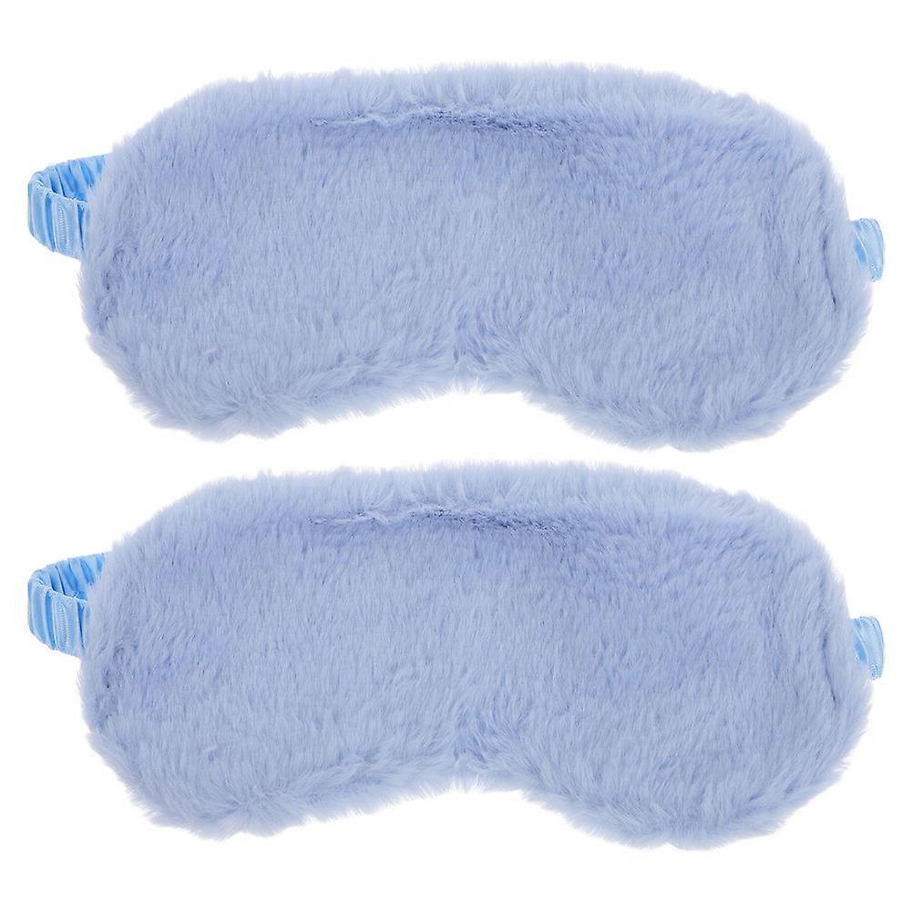 Cute Cartoon Fuzzy Sleep Masks for Women – Comfortable Eye Covers for Travel, Night Sleep & Naps with Excellent Light Blocking Soft Design
