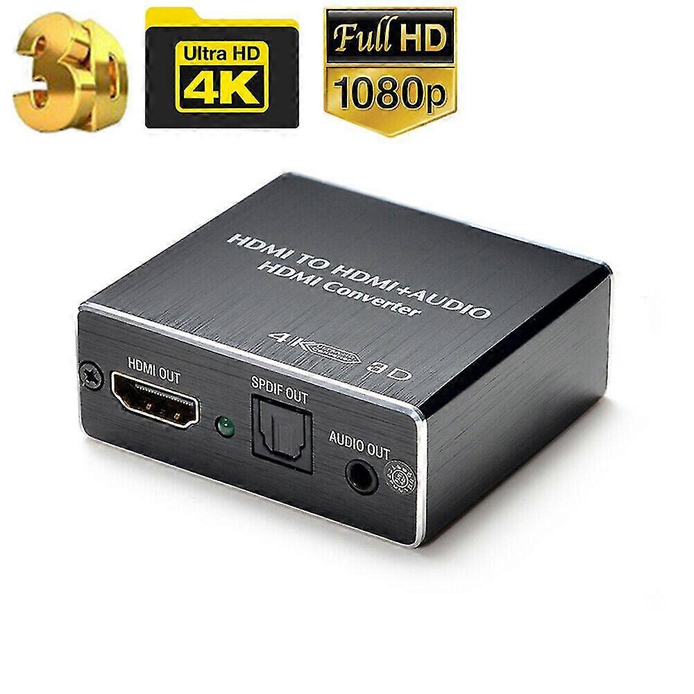 HDMI Stereo Audio Extractor Converter 4K * 2K HDMI to HDMI + Optical SPDIF 3.5mm SZRH A-J