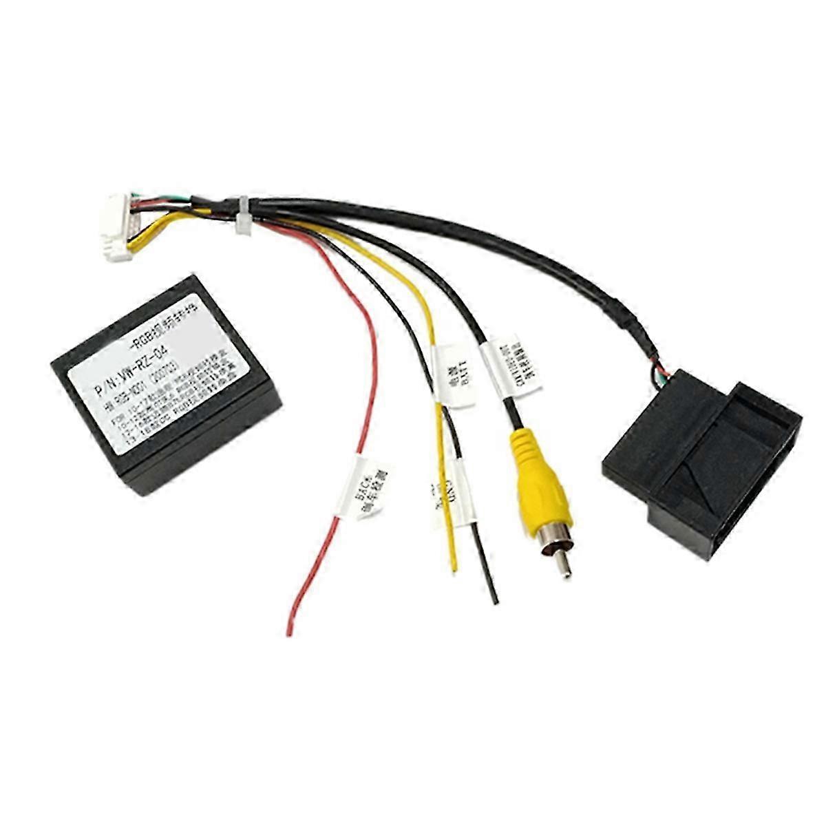 26PIN RGB Decoder to CVBS(AV Conversion Box Adapter for CC Golf 6 Magotan Car Camera