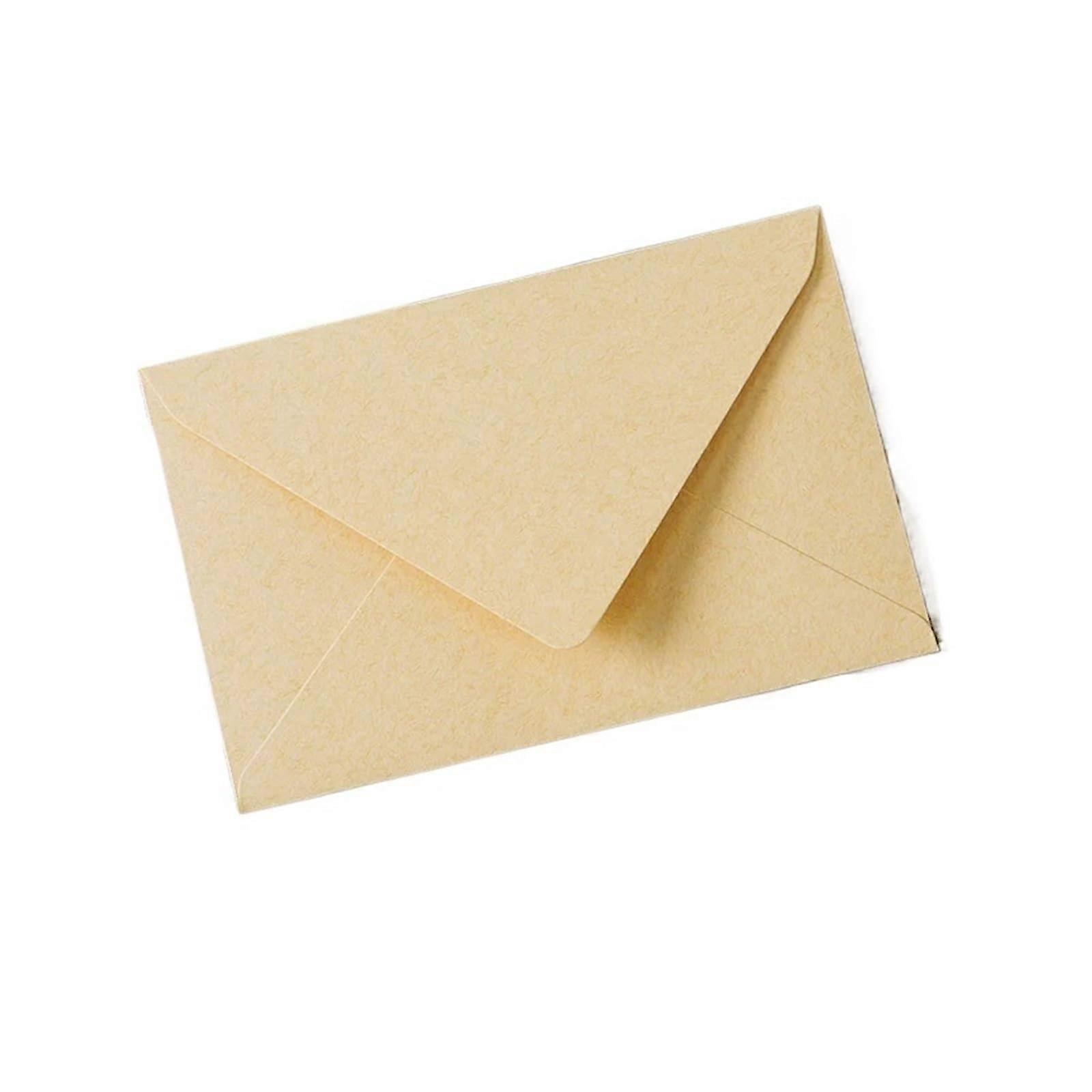 Envelope Pack of 10 Thick Paper Envelopes, Plain Beige for Weddings, Parties, Events, Office Use, and Packaging
