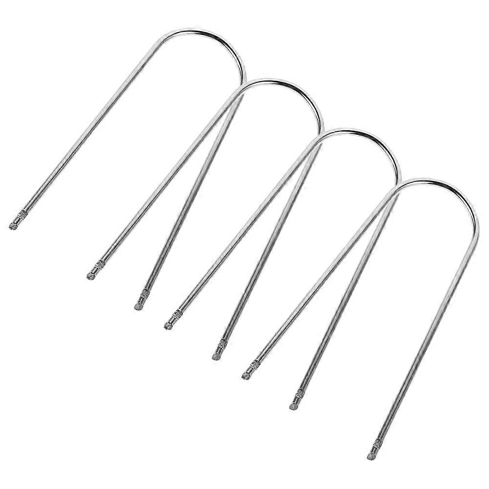 Car Audio Tool for Car Use Durable Metal Silver Essential Automotive Tool Versatile Application 2 Pairs U Shaped