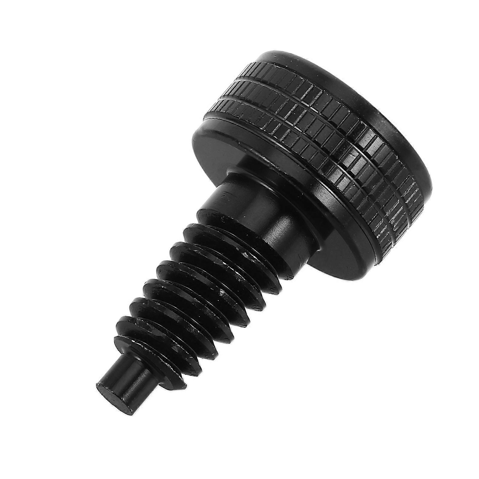 Black Aluminum Alloy Billiard Cue Repair Tool with Extended Handle for Pool Stick Bottom Plug 0.5in