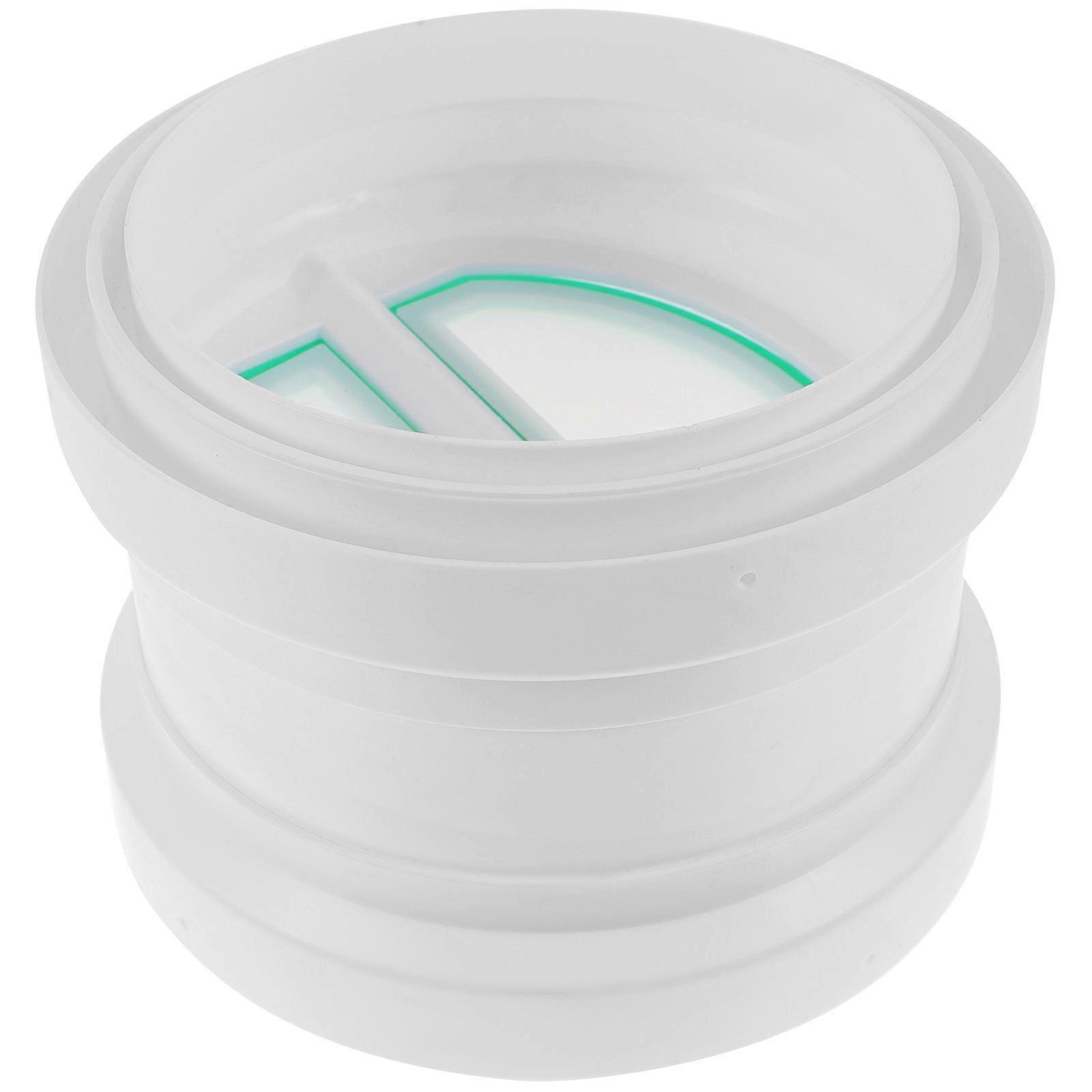 White PVC flange Air Vent Connector for Tube with Strong Structure and Tightness 1.5 Inches