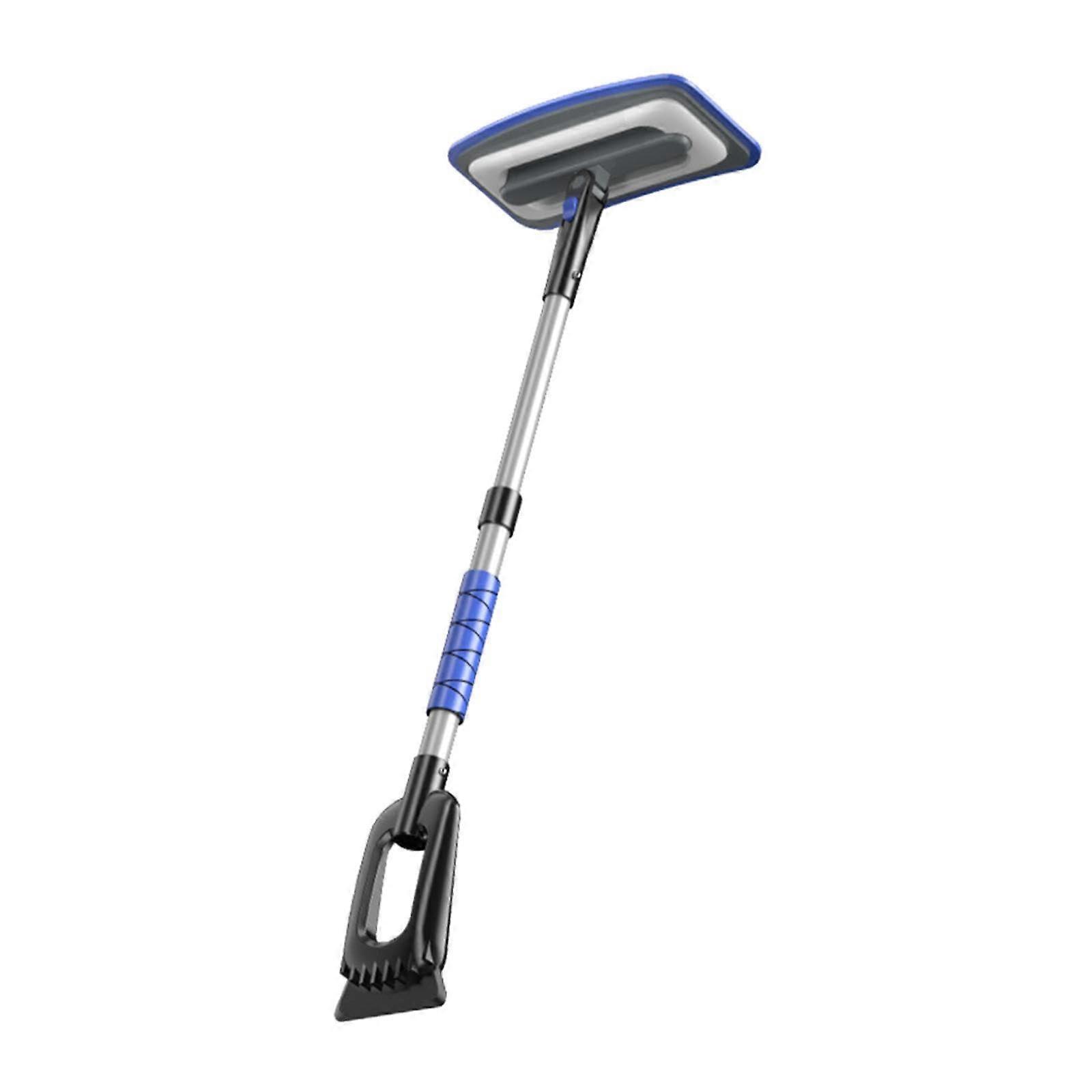Removable Ice Scraper, Long Snow Brush, Detachable Snow Removal Tool, NonScratch for Car Windshields, Vehicles, Automobiles, Blue