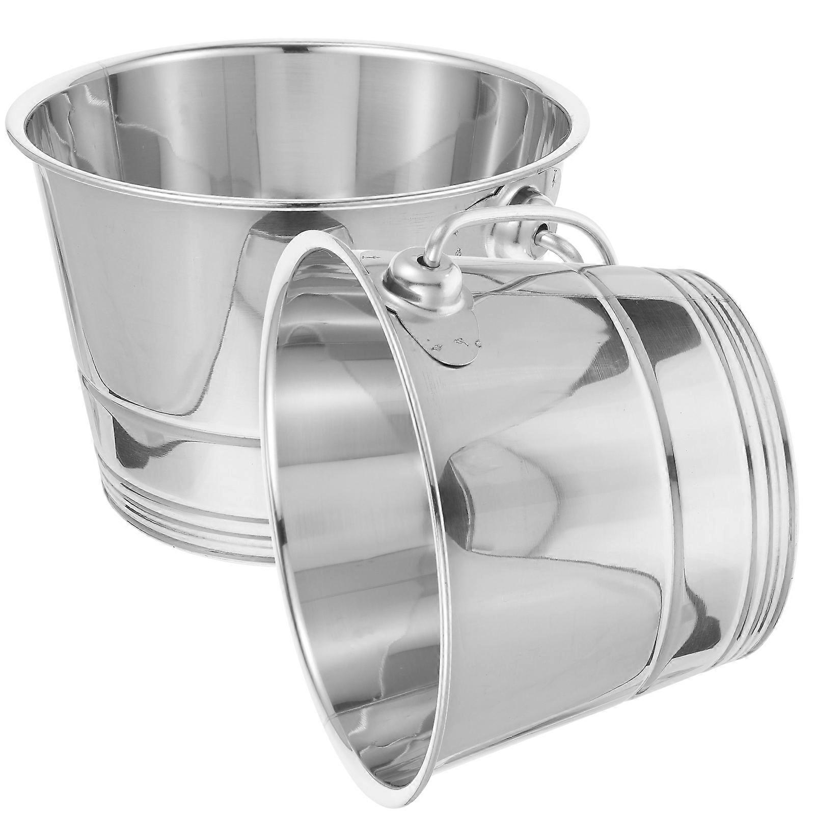 2pcs Ice Cube Storage Bucket for Beer Multipurpose