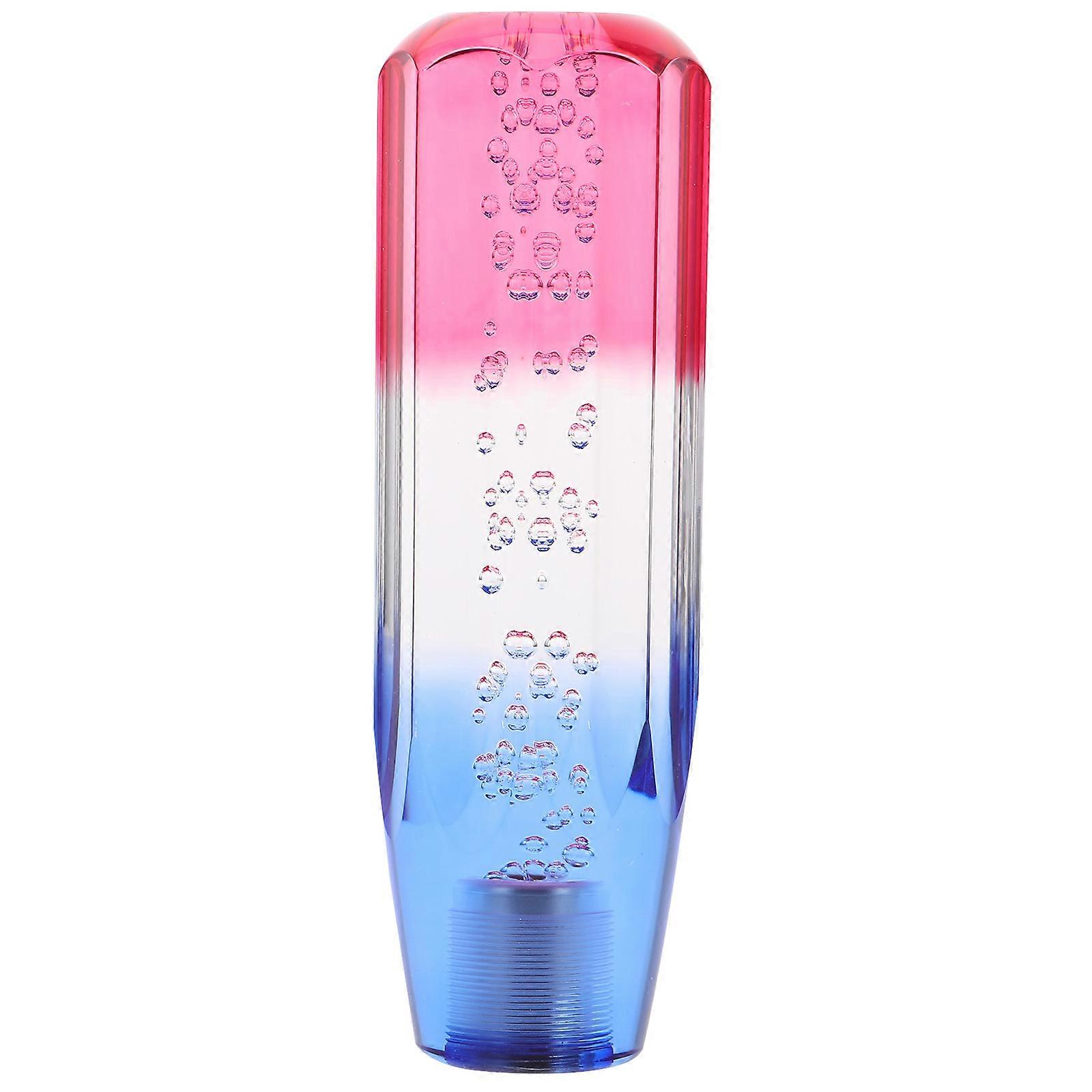 Crystal Gear Shift Knob with Octagonal Design for Car Multi Color Acrylic Material Fits Most Vehicles