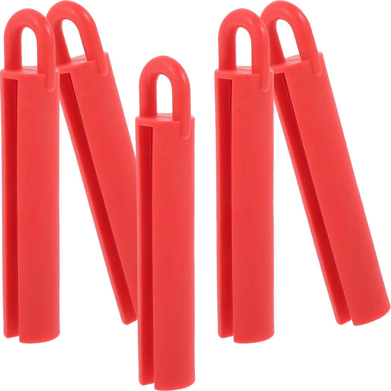 5pcs Durable Rubber Billiard Cue Hanger for Pool Stick Storage, Protection and Display