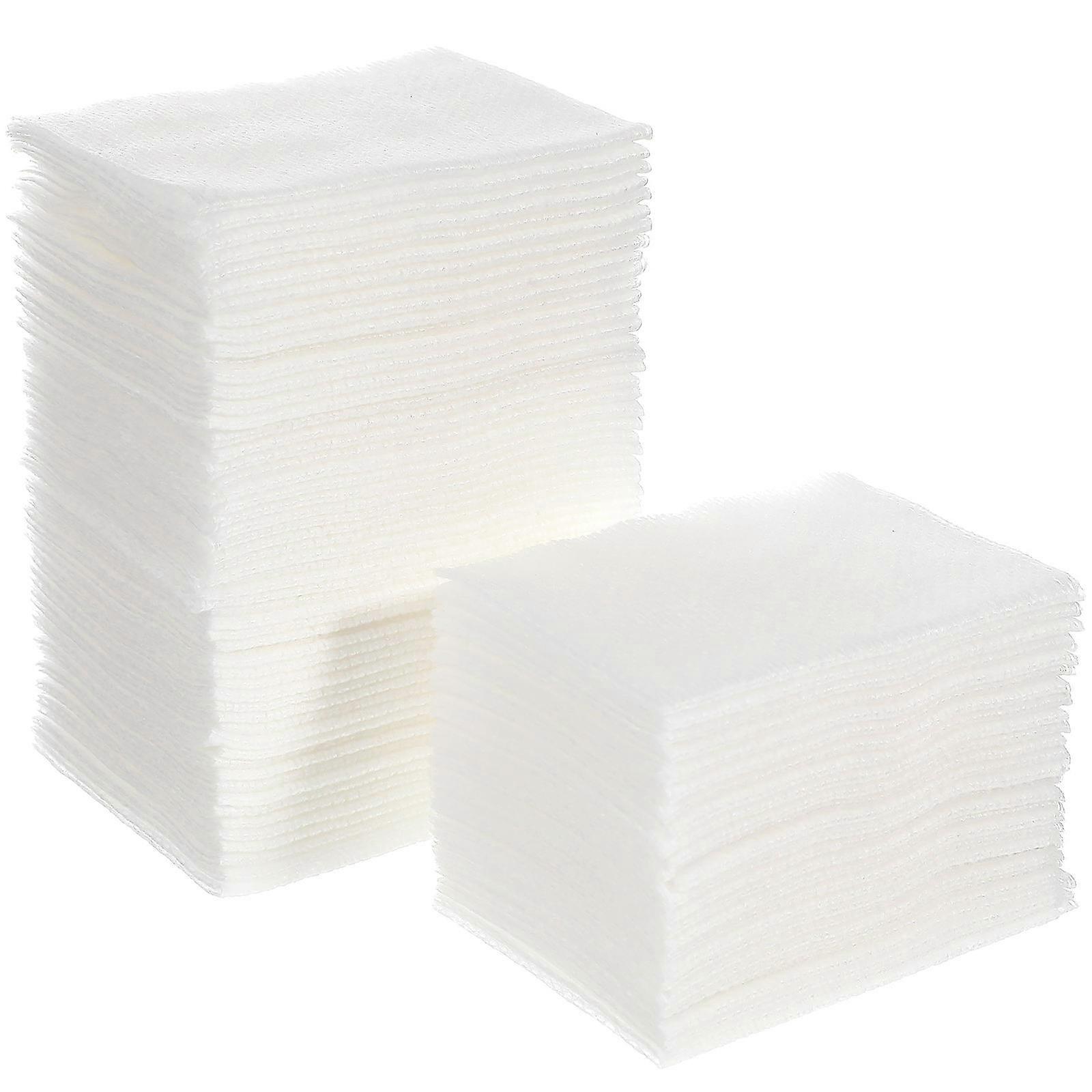 2 Pack Stretchable Cotton Makeup Remover Pads – Soft & Gentle Facial Pads for Wet Compress, Travel Friendly Skincare Solution