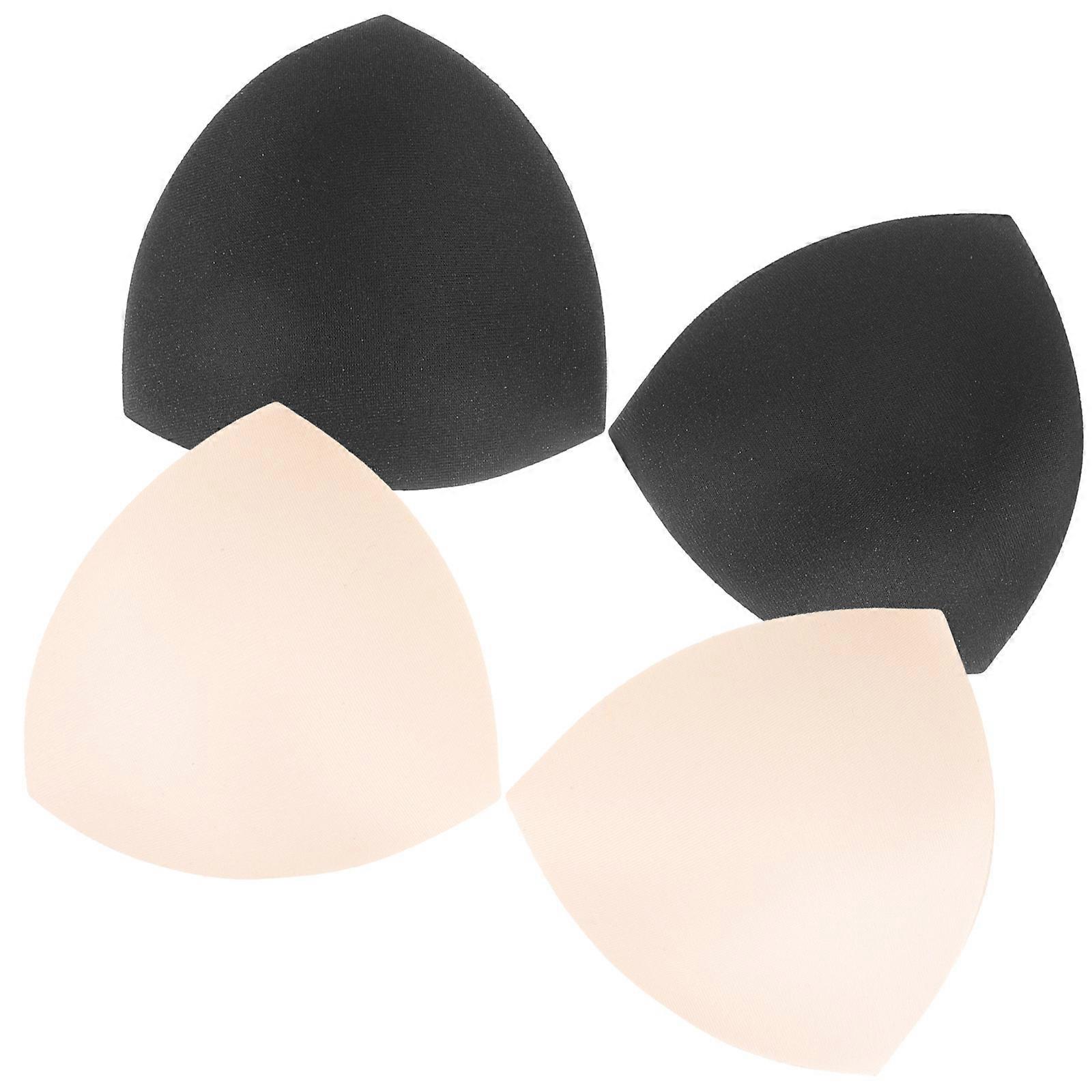 2 Pairs Sponge Inserts for Sports, Yoga & Everyday Wear – Reusable, Lightweight & Breathable Pads for Bikini Tops and Sports Bras