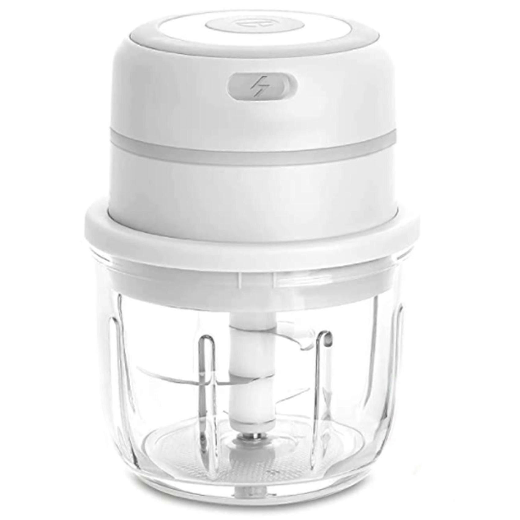 Electric Mini Food Chopper,Mini Garlic Chopper Mini Food Processor-USB Charging, One-Button Start,E