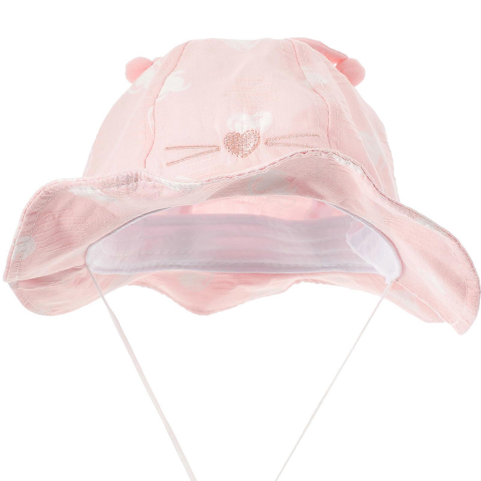 Adorable Rabbit Ear Hat for Kids Made of Cotton Safe Comfortable Lightweight Durable Pink