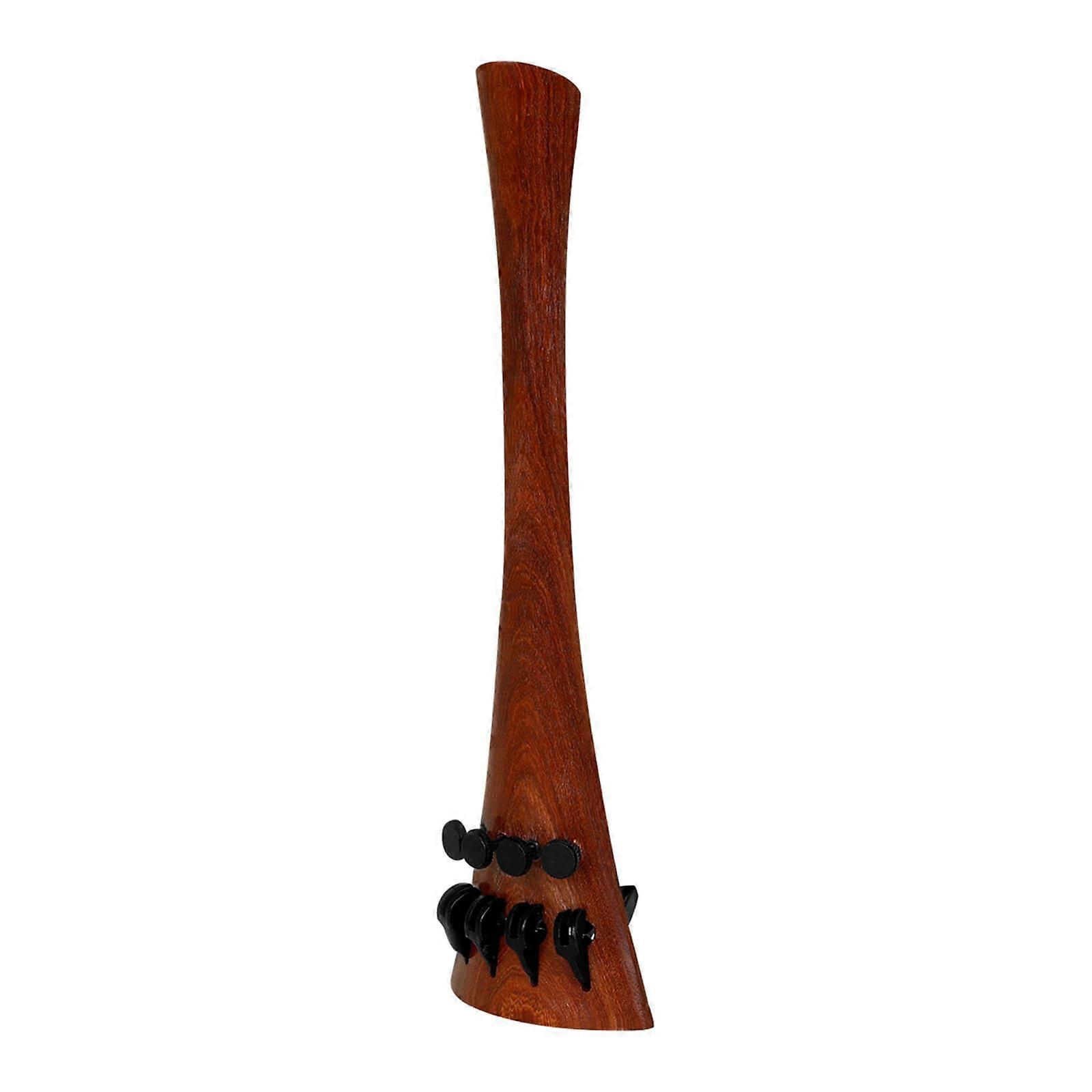 Cello Harp Tailpiece with Adjustable 4 Fine Tuners Redwoods String Plate for 4/4 Cello Replacement Easy to Use