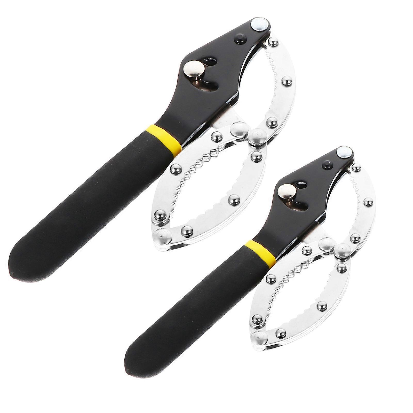 2pcs Adjustable Wrench Made of Durable Carbon Steel for Compact and Handy