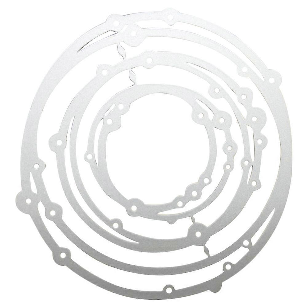 الفضة عالية الكربون الصلب قطع يموت لديكي النقش اليدوي وبطاقة صنع الحرف الطوق على شكل إكليل