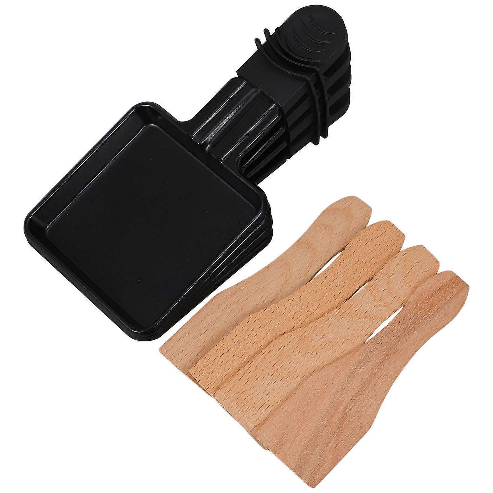 Cheese Heating Machine Grill Tray Suitable For Home Users Quick Heating High-Temperature Resistance 4 Sets