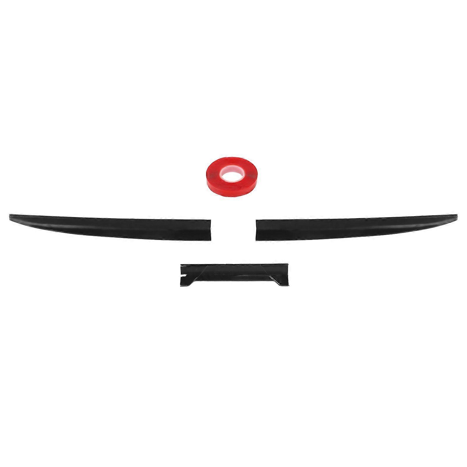 universal car spoiler set 3pcs reduces drag and improves efficiency