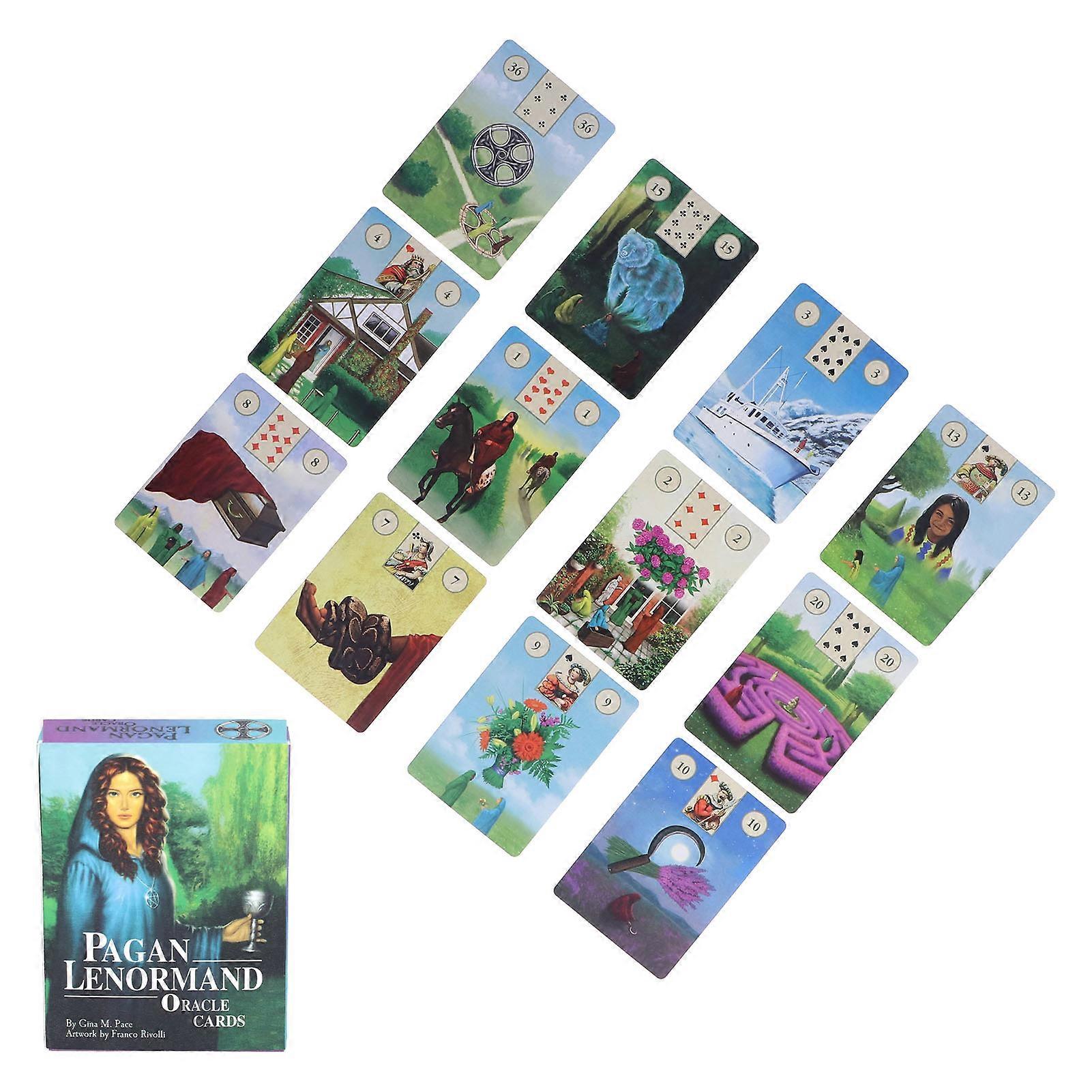 Party Tarot Card Deck Portable Fate Divination Card Future Telling Board Game Gift
