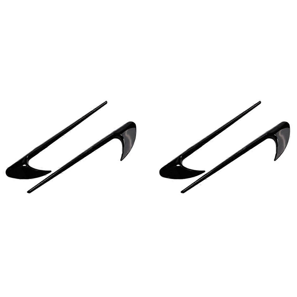 2Pcs Car Side Trim for E Class W213 C-Class W205 Refit E63S Accessories