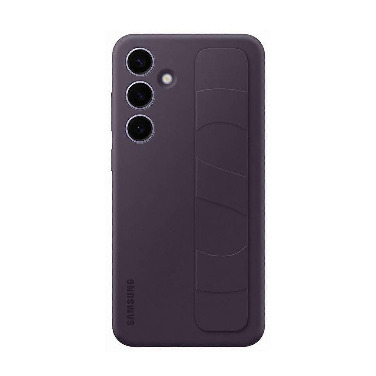 Coque en silicone pour Galaxy S24 Plus avec sangle