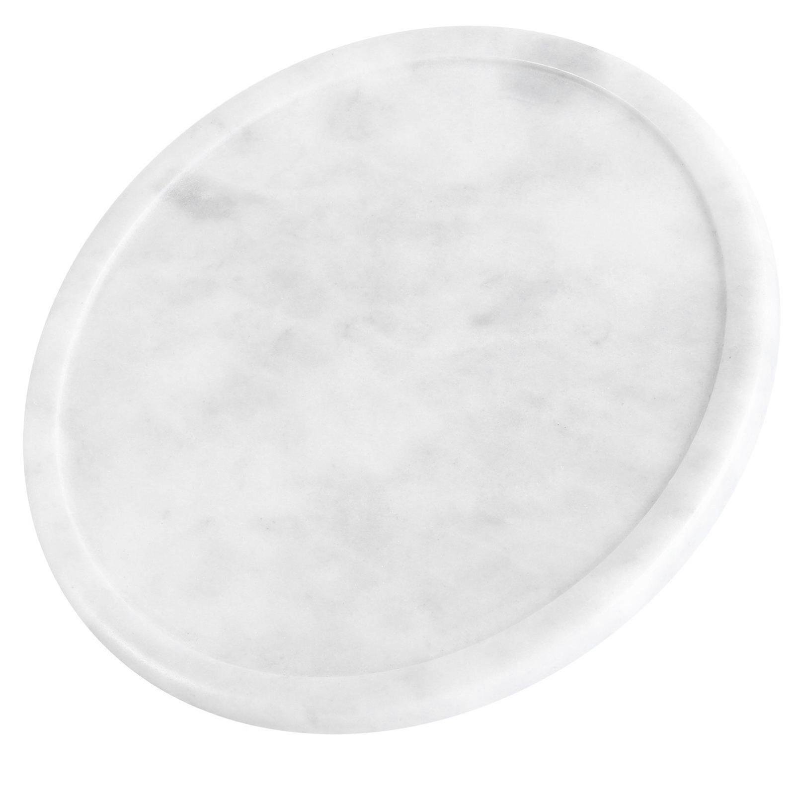 Dessert Platte Marmor Rund Tablett Grey 20x20cm Serving Appetizer Picnics 1Pack