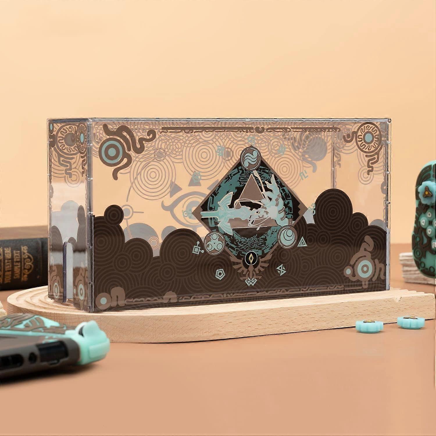 Tears of The Kingdom Dust Cover for Nintendo Switch/Switch OLED Charging Dock, AntiScratch, Dustproof, Protective Cover, Accessories, Display Box'